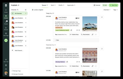 Publish Section